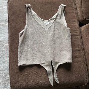 Madewell Tie Front Tank Top